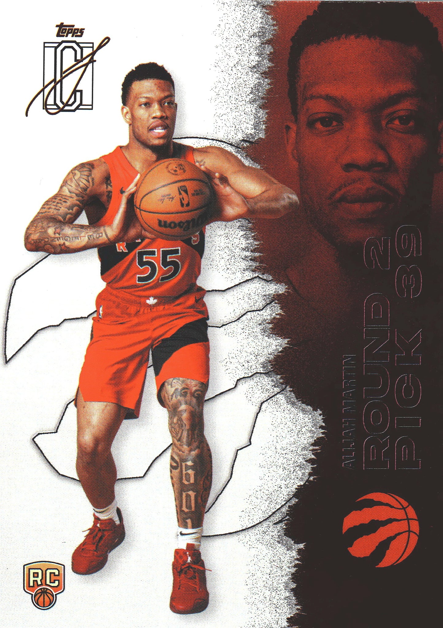 2025 Topps Signature Class Alijah Martin RC #132 Toronto Raptors