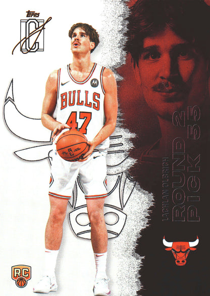 2025 Topps Signature Class Lachlan Olbrich RC #145 Chicago Bulls