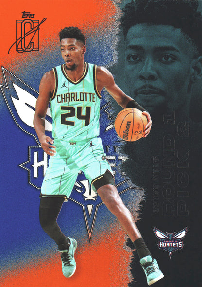 2025 Topps Signature Class Orange Brandon Miller #3 Charlotte Hornets