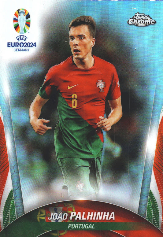 2024 Topps Chrome EURO Refractor João Palhinha #5 Portugal