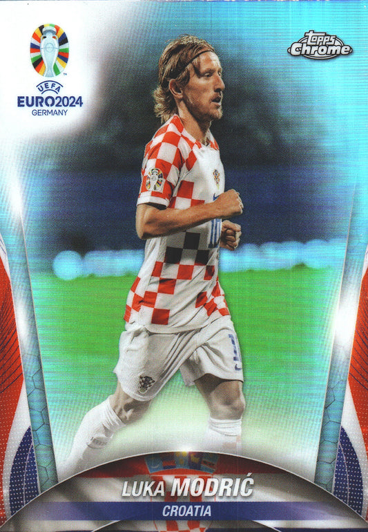 2024 Topps Chrome EURO Refractor Luka Modrić #10 Croatie