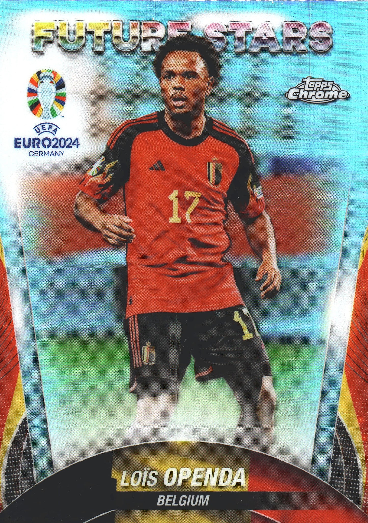 2024 Topps Chrome EURO Refractor Micky van de Ven RC #84 Pays-Bas