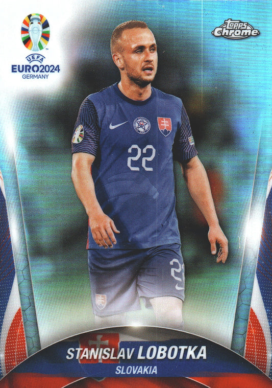 2024 Topps Chrome EURO Refractor Stanislav Lobotka #78 Slovaquie