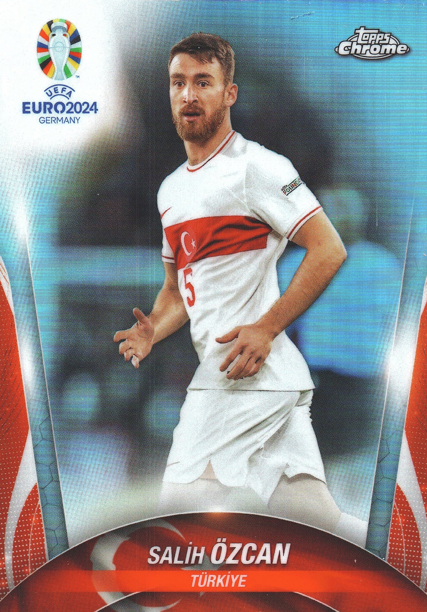 2024 Topps Chrome EURO Refractor Salih Özcan #107 Turquie