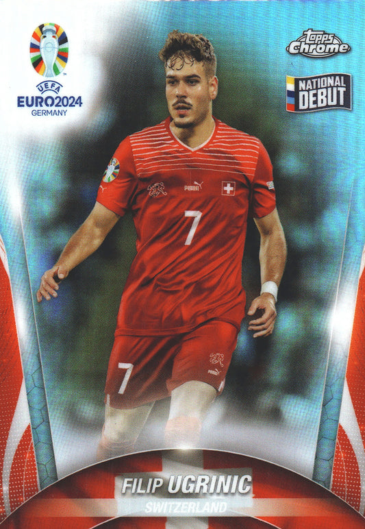 2024 Topps Chrome EURO Refractor Filip Ugrinic ND #129 Suisse