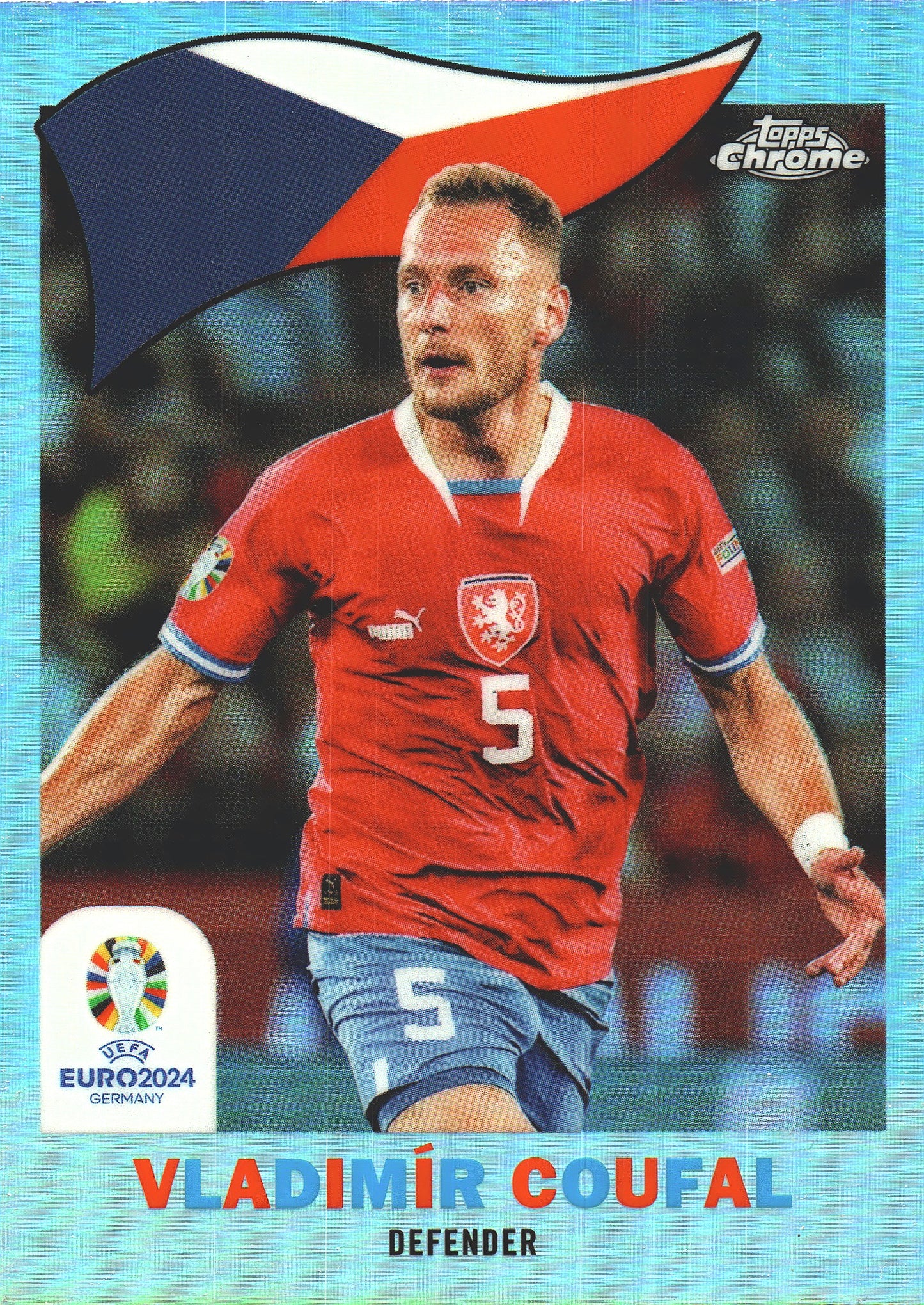 2024 Topps Chrome EURO 1960 Vladimir Coufal #TC-14 Republique Tcheque