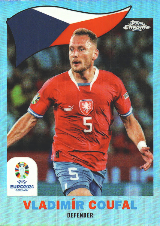 2024 Topps Chrome EURO 1960 Vladimir Coufal #TC-14 Republique Tcheque