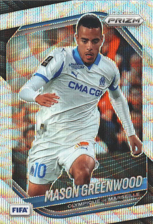 2025 Panini Prizm FIFA Wave Mason Greenwood #139 Marseille