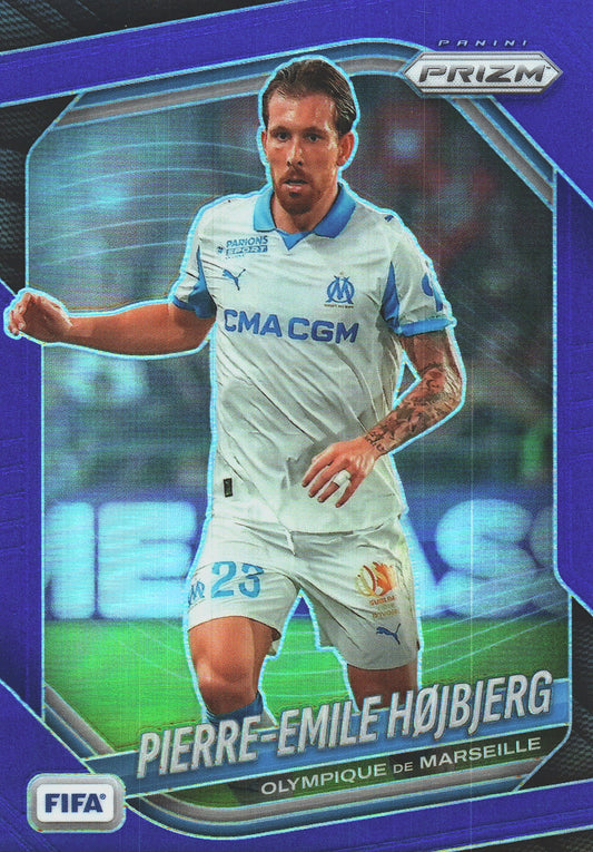 2025 Panini Prizm FIFA Blue /199 Pierre-Emile Højbjerg #145 Marseille