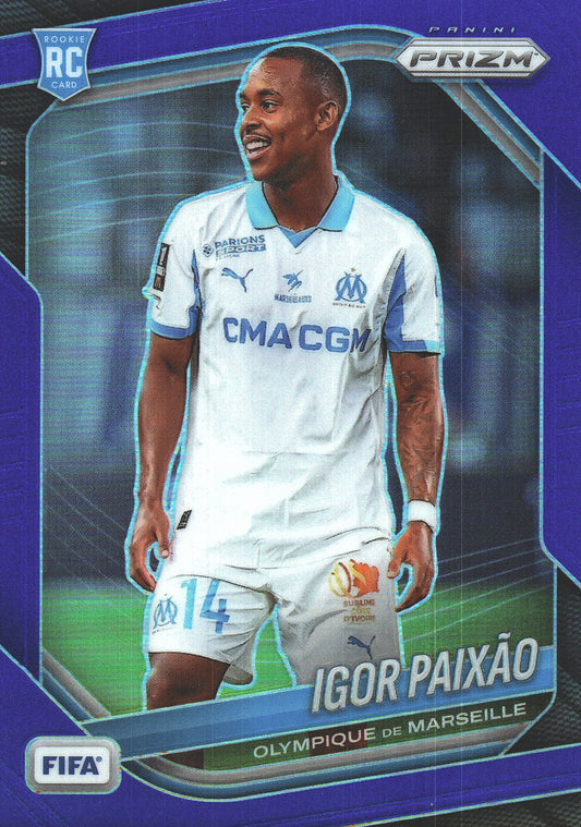 2025 Panini Prizm FIFA Blue /199 Igor Paixão #146 Marseille