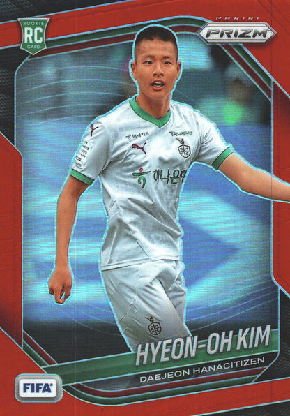 2025 Panini Prizm FIFA Red /149 Hyeon-Oh Kim #35 Daejeon Hana Citizen
