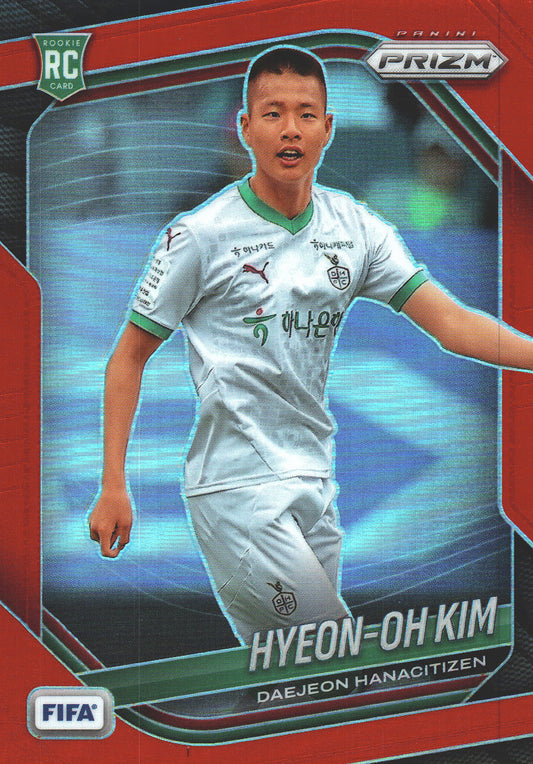 2025 Panini Prizm FIFA Red /149 Hyeon-Oh Kim #35 Daejeon Hana Citizen