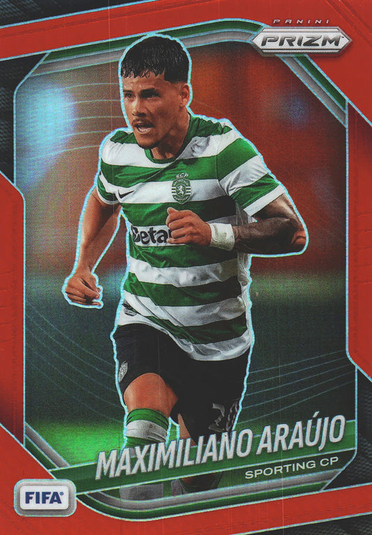 2025 Panini Prizm FIFA Red /149 Maximiliano Araújo #289 Sporting CP