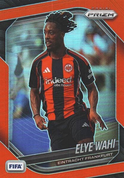 2025 Panini Prizm FIFA Orange /125 Elye Wahi #300 Eintracht Frankfurt