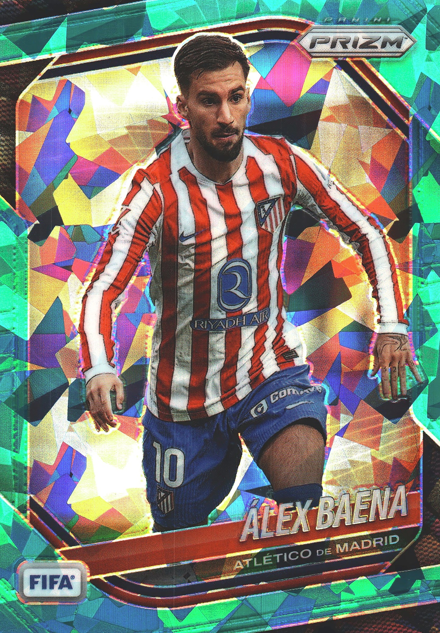 2025 Panini Prizm FIFA Aqua /99 Alex Baena #4 Atlético Madrid
