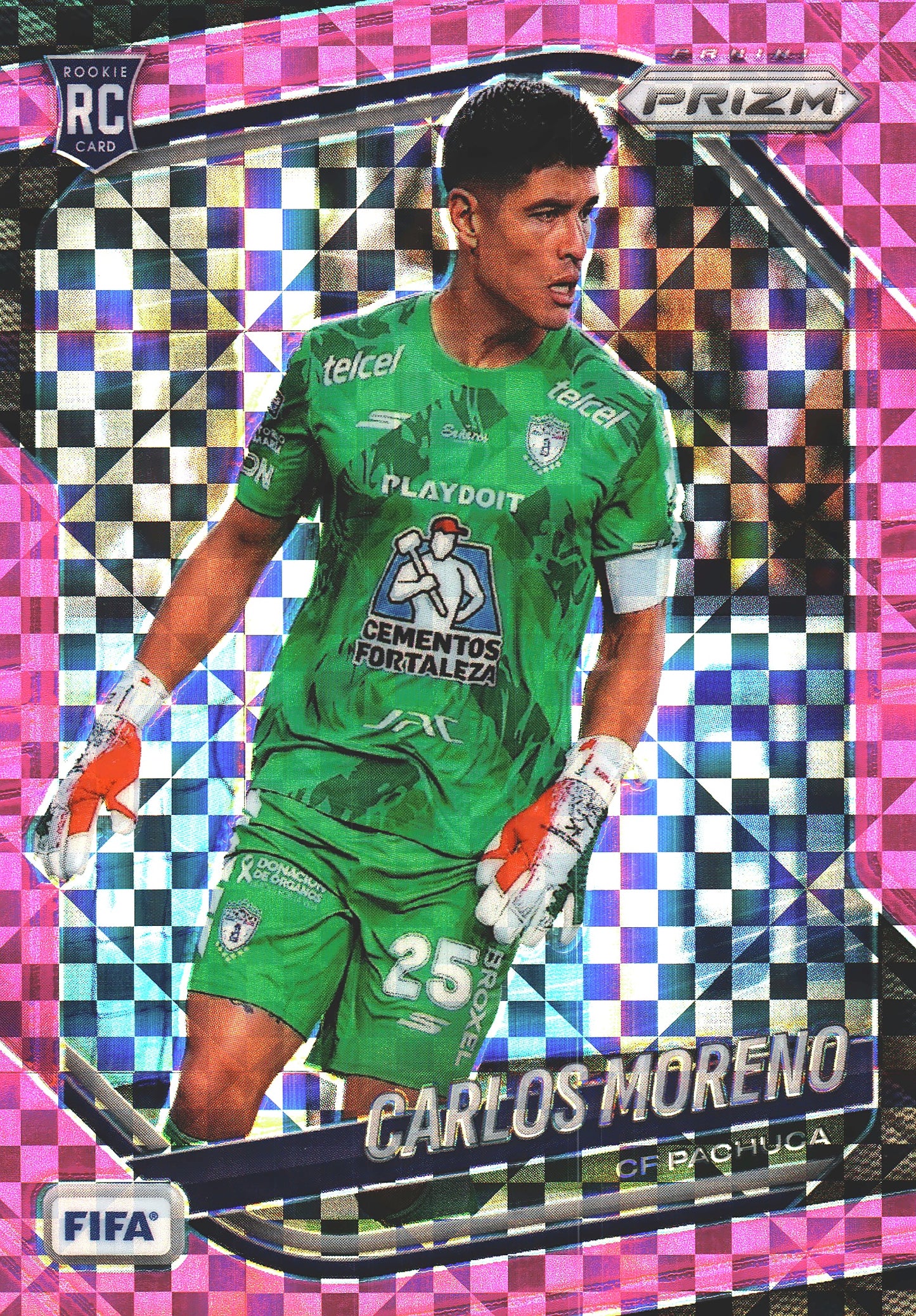 2025 Panini Prizm FIFA Pink /75 Carlos Moreno #157 CF Pachuca