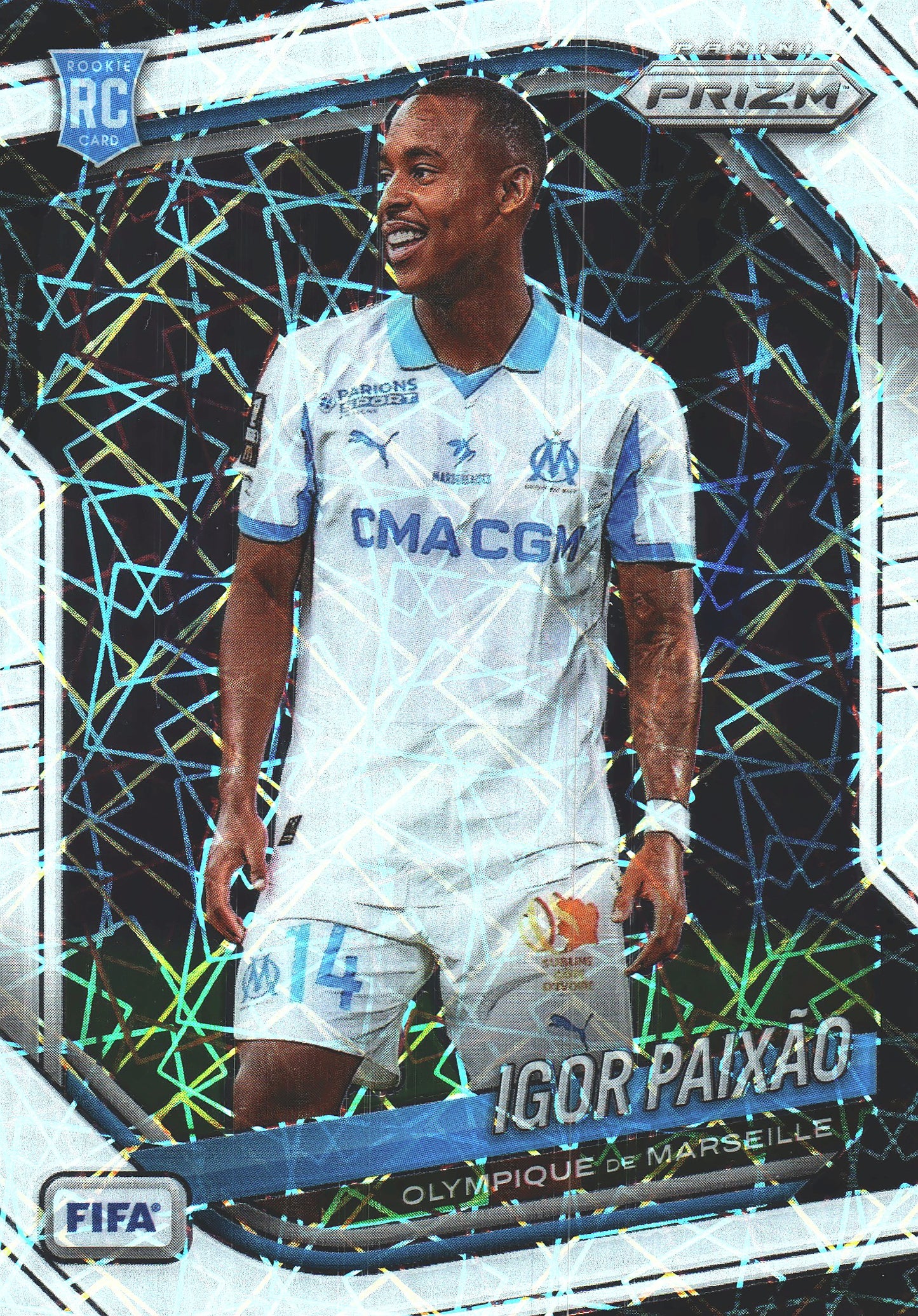 2025 Panini Prizm FIFA White /25 Igor Paixão #146 Marseille