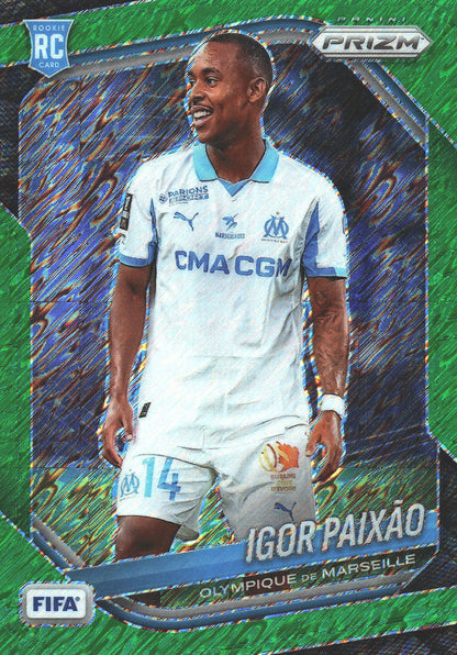 2025 Panini Prizm FIFA Green Shimmer /2 Igor Paixão #146 Marseille