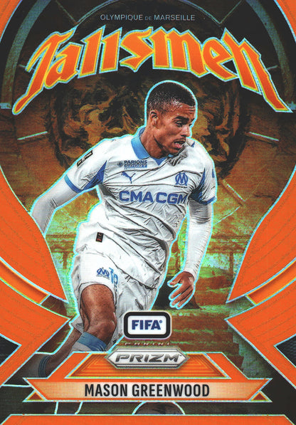 2025 Panini Prizm FIFA Talisman /25 Mason Greenwood #11 Marseille