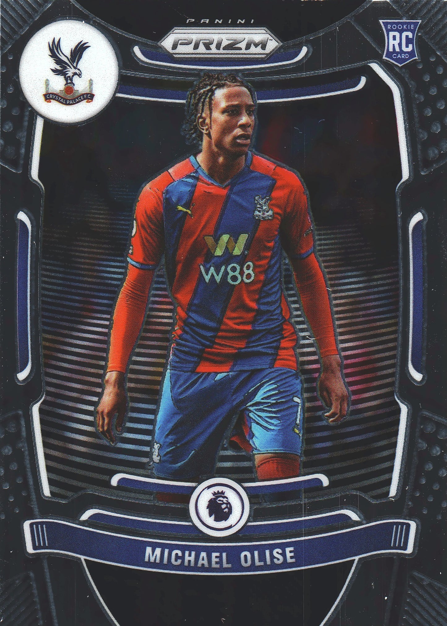 2021 Panini Prizm Premier League RC Michael Olise #296 Crystal Palace