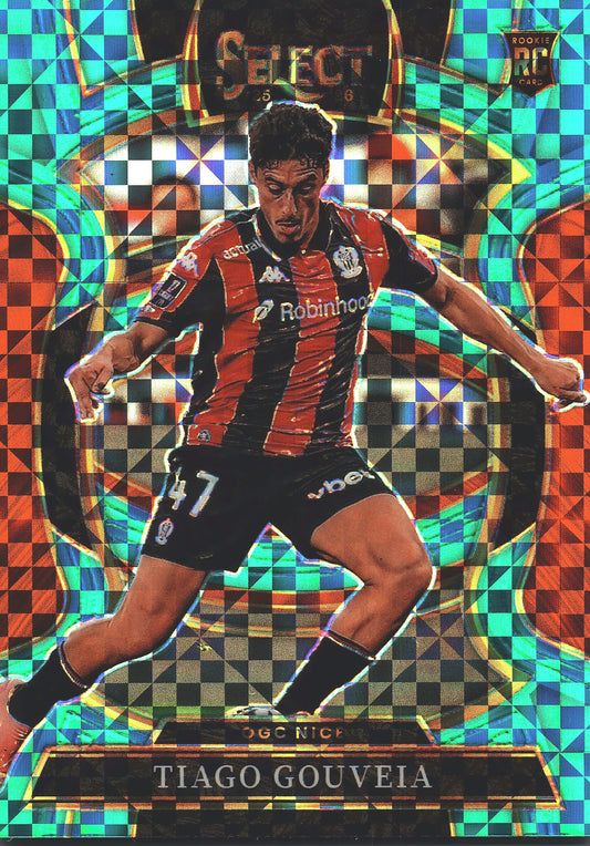 2025 Panini Select Ligue 1 Teal Tiago Gouveia #28 OGC Nice