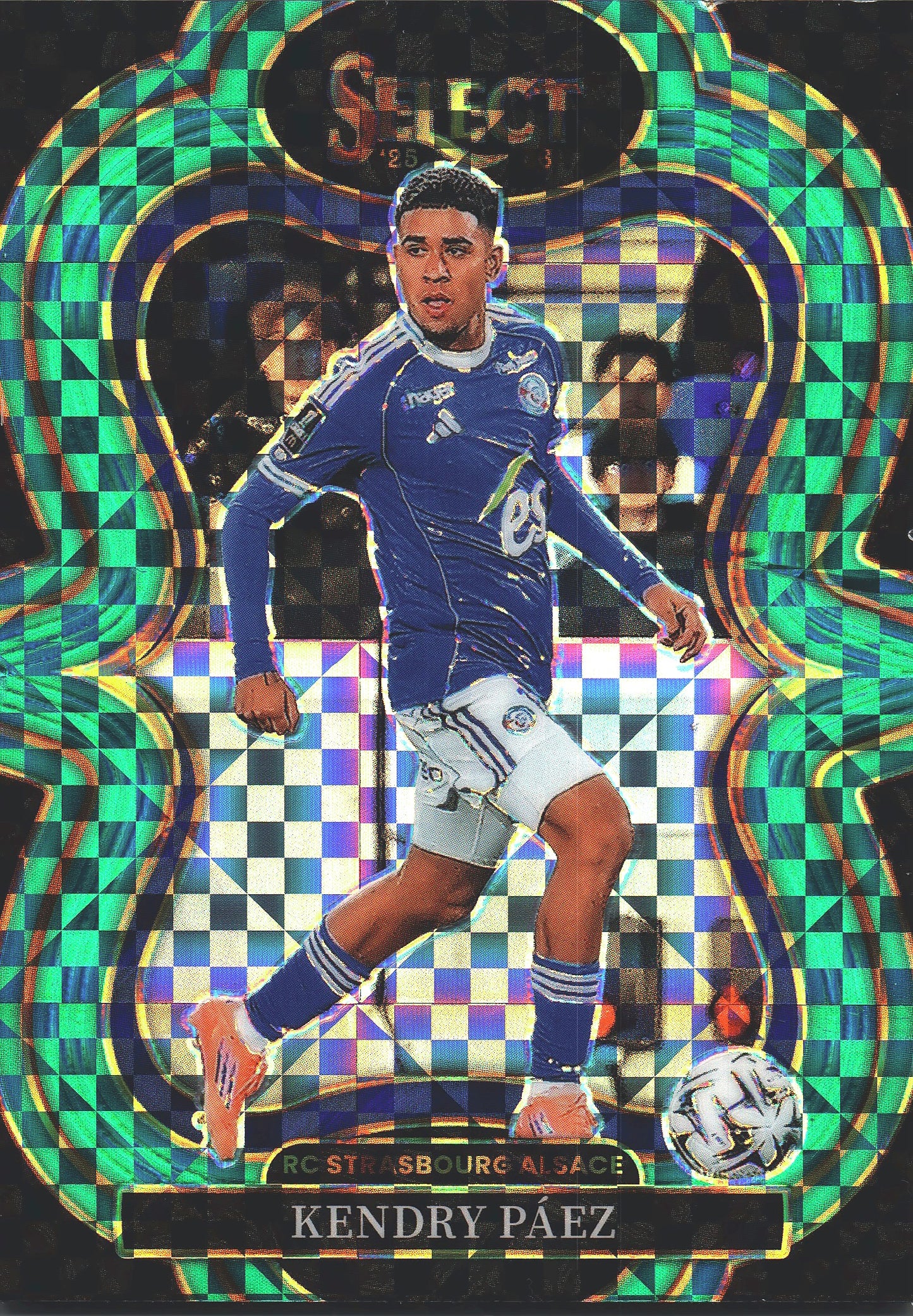 2025 Panini Select Ligue 1 Teal Kendry Páez #149 RC Strasbourg Alsace