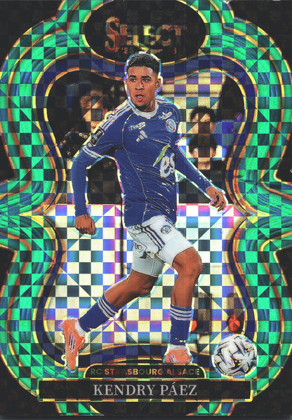 2025 Panini Select Ligue 1 Teal Kendry Páez #149 RC Strasbourg Alsace