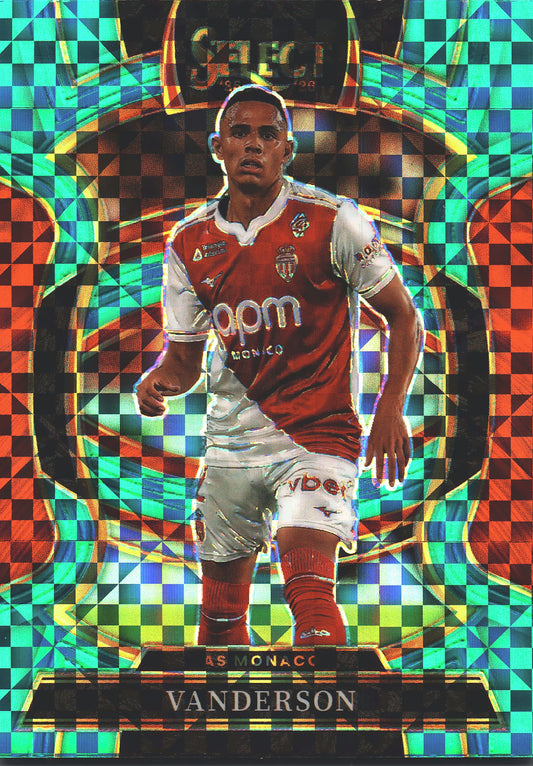 2025 Panini Select Ligue 1 Teal Vanderson #23 AS Monaco