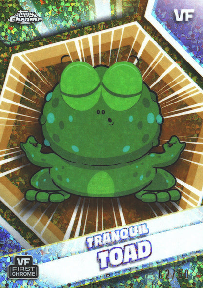 2026 Topps Chrome VeeFriends Tranquil Toad #179 Gold Mini-Diamond /50
