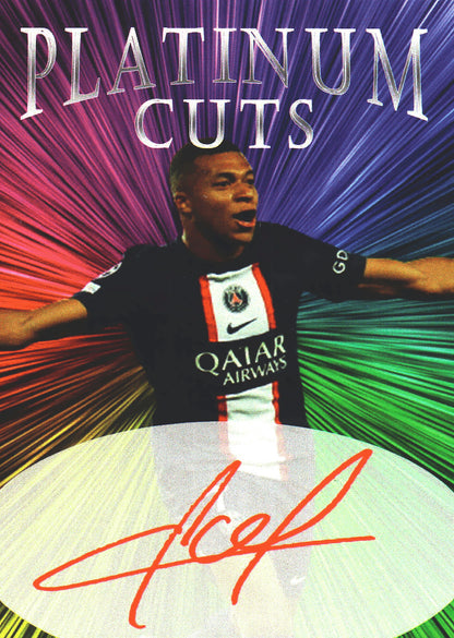 2022 Platinum Cuts Kylian Mbappé (FACSIMILE) /1000 Paris Saint-Germain
