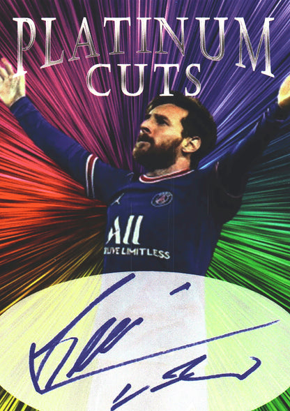2022 Platinum Cuts Lionel Messi (FACSIMILE) /1000 Paris Saint-Germain