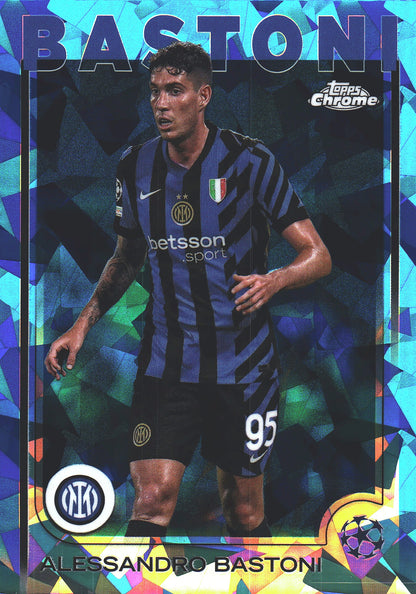 2024 Topps Chrome Sapphire UCC Alessandro Bastoni #2 Inter Milan