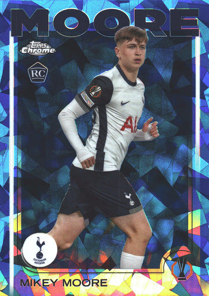 2024 Topps Chrome Sapphire UCC Mikey Moore RC #199 Tottenham Hotspur