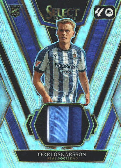 2025 Panini Select la Liga Orri Oskarsson patch RC #SW-OO Real Sociedad