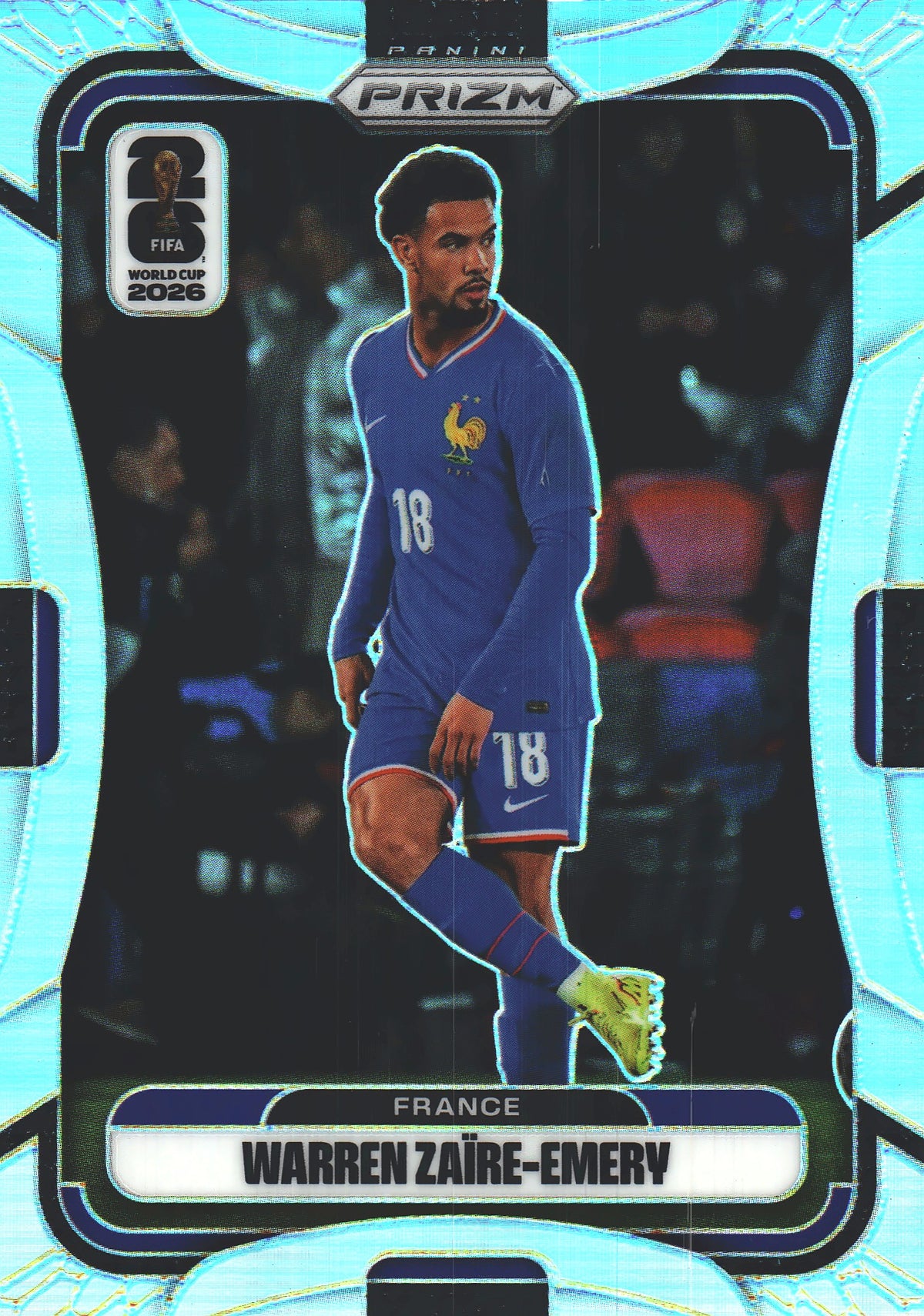 2026 Panini Prizm World Cup Silver Warren Zaire-Emery #33 France