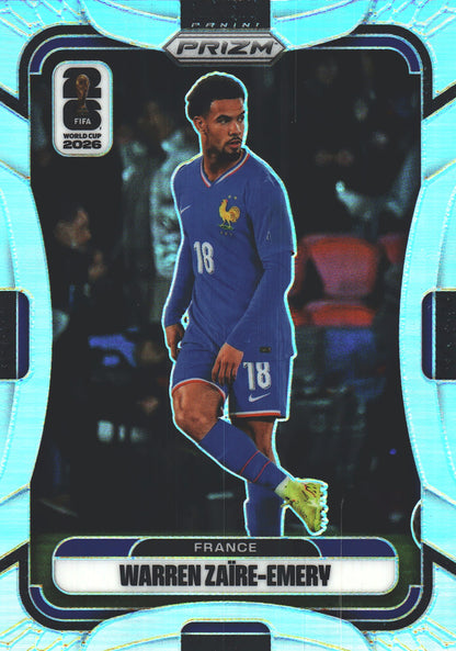 2026 Panini Prizm World Cup Silver Warren Zaire-Emery #33 France