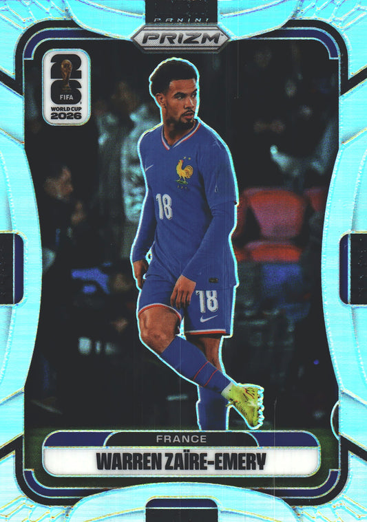 2026 Panini Prizm World Cup Silver Warren Zaire-Emery #33 France