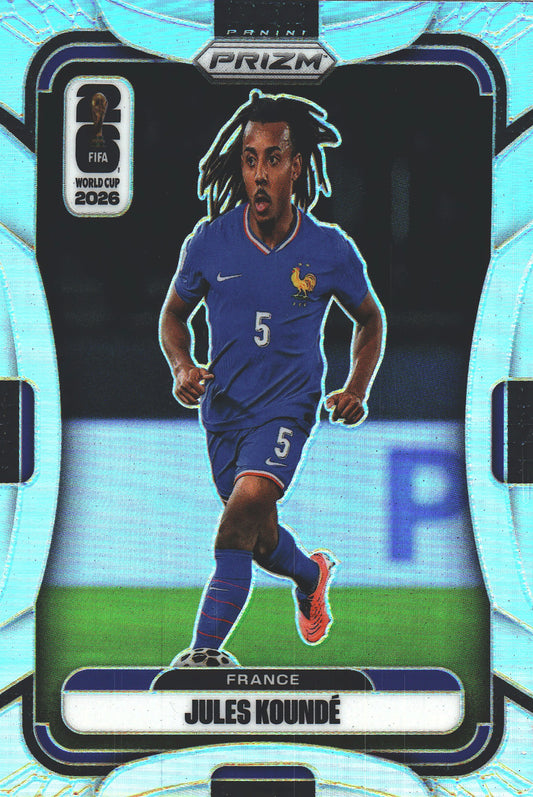 2026 Panini Prizm World Cup Silver Jules Kounde #41 France