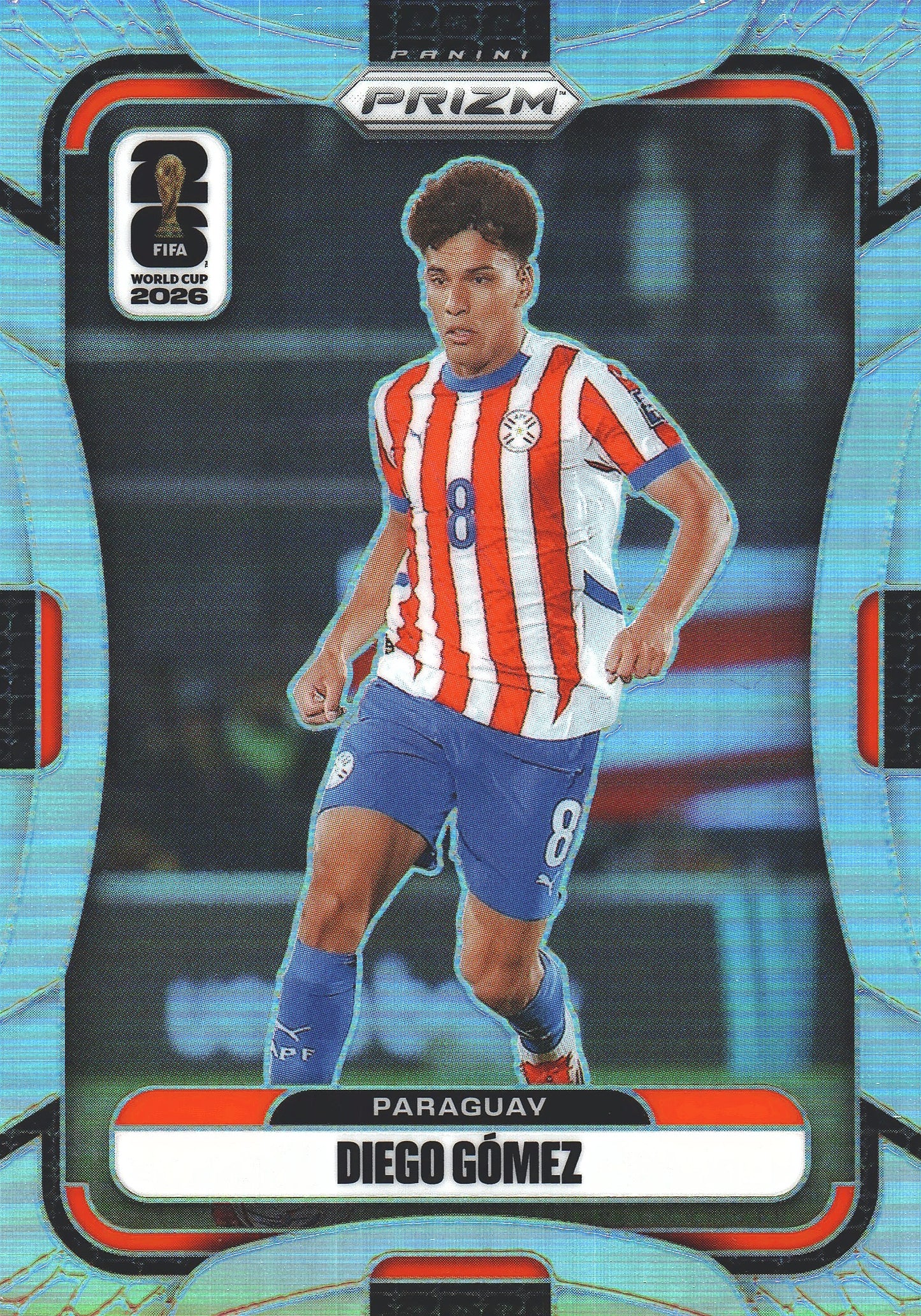 2026 Panini Prizm World Cup Silver Diego Gomez #348 Paraguay
