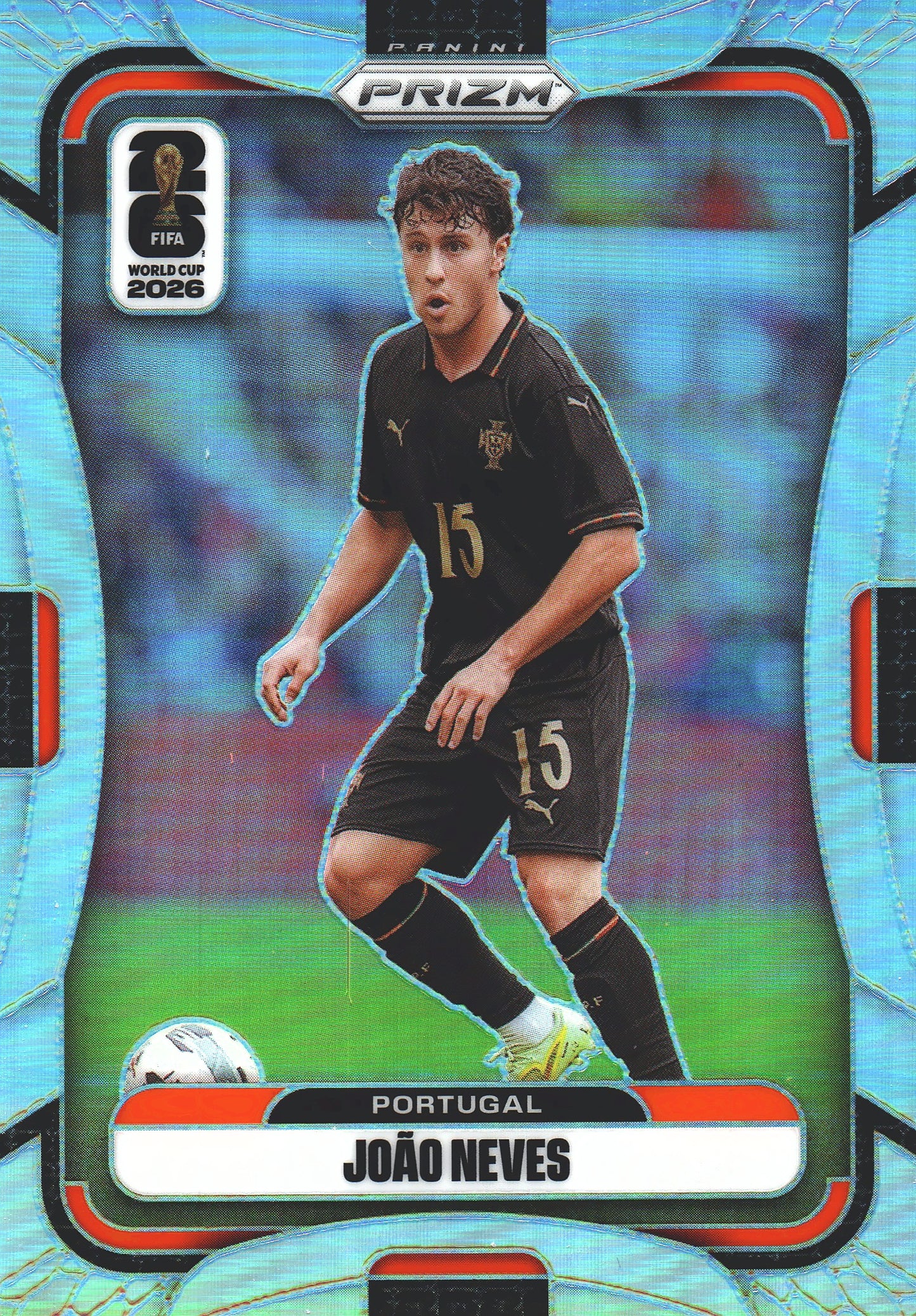 2026 Panini Prizm World Cup Silver Joao Neves #359 Portugal