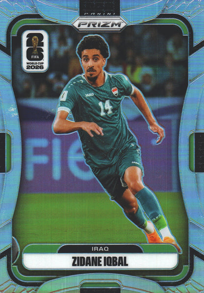 2026 Panini Prizm World Cup Silver Zidane Iqbal #455 Irak
