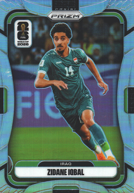 2026 Panini Prizm World Cup Silver Zidane Iqbal #455 Irak