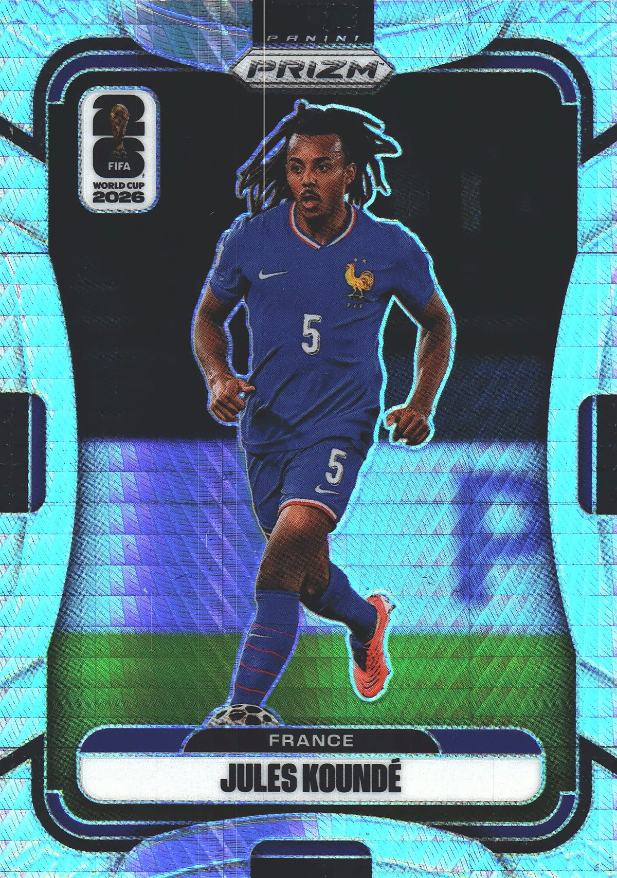 2026 Panini Prizm World Cup Hyper Jules Kounde #41 France