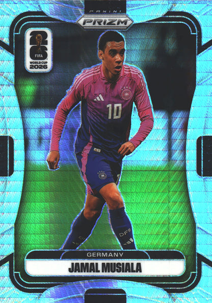 2026 Panini Prizm World Cup Hyper Jamal Musiala #50 Allemagne
