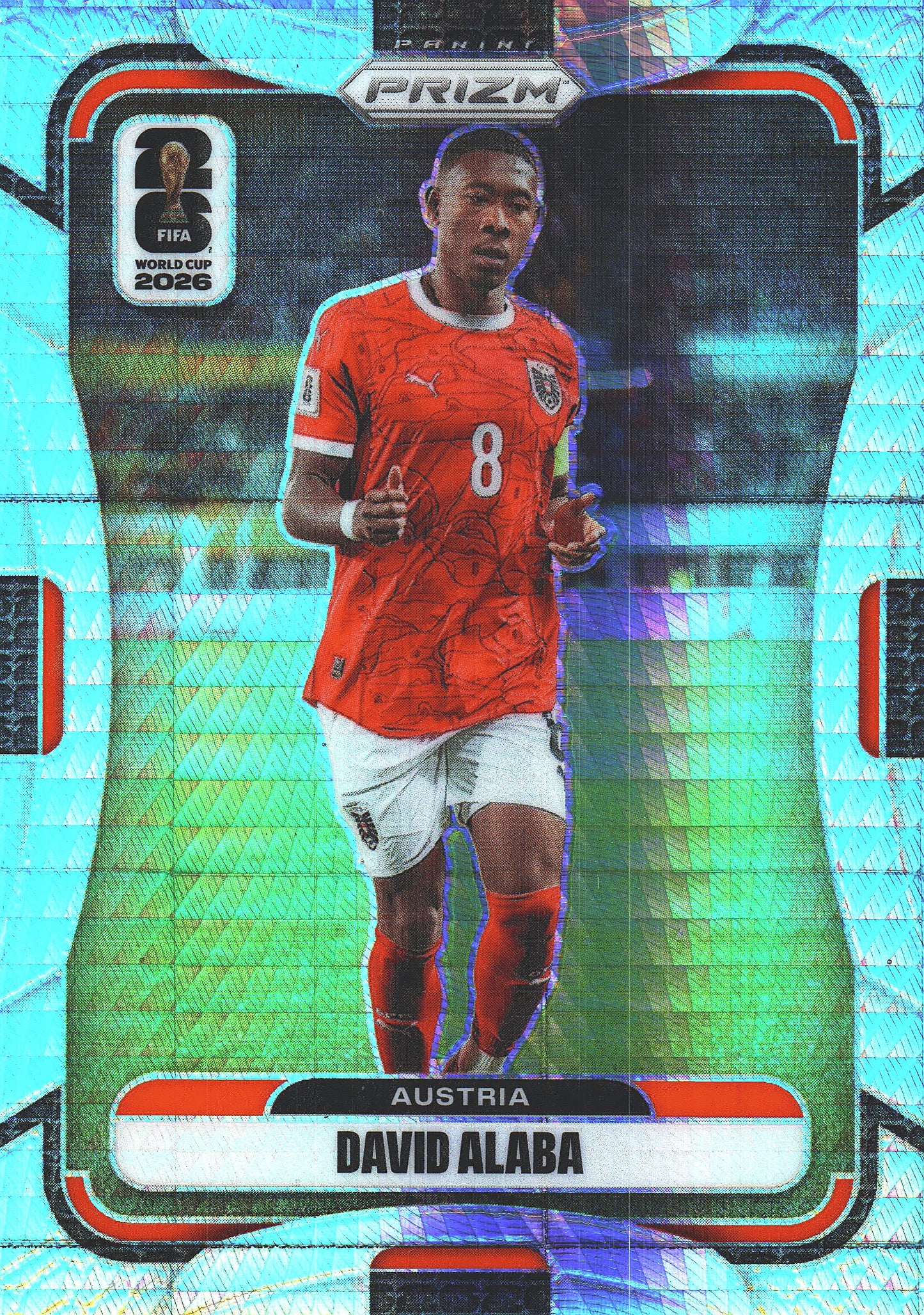 2026 Panini Prizm World Cup Hyper David Alaba #146 Autriche