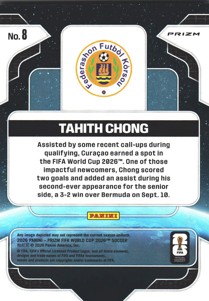 2026 Panini Prizm World Cup Global Reach Celestial Lattice Tahith Chong #8 Curacao