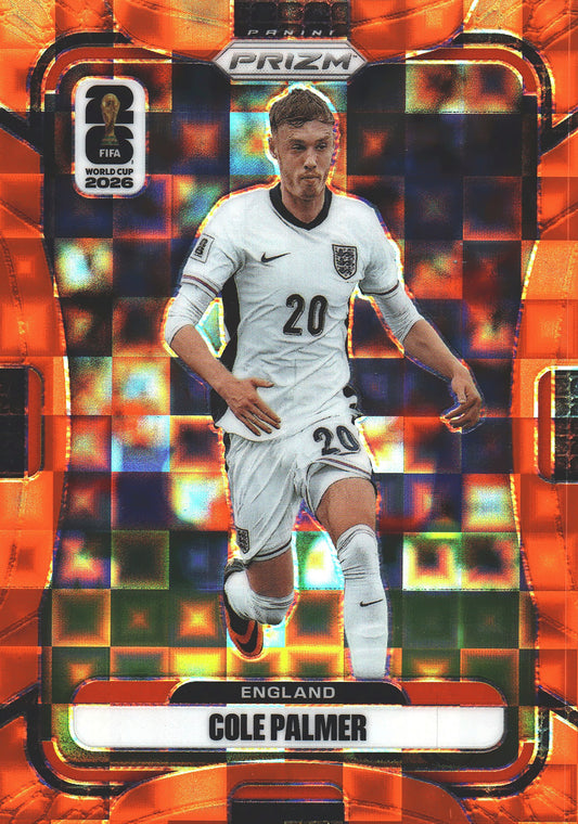 2026 Panini Prizm World Cup Orange Pandora /215 Cole Palmer #112 Angleterre