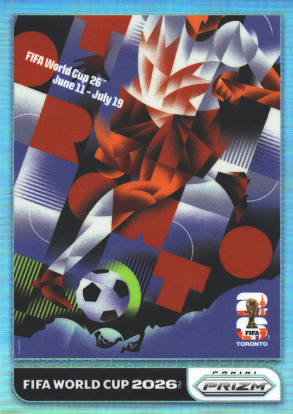2026 Panini Prizm World Cup Posters Toronto #13