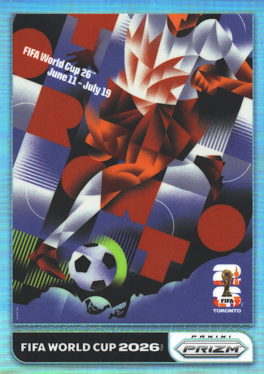 2026 Panini Prizm World Cup Posters Toronto #13