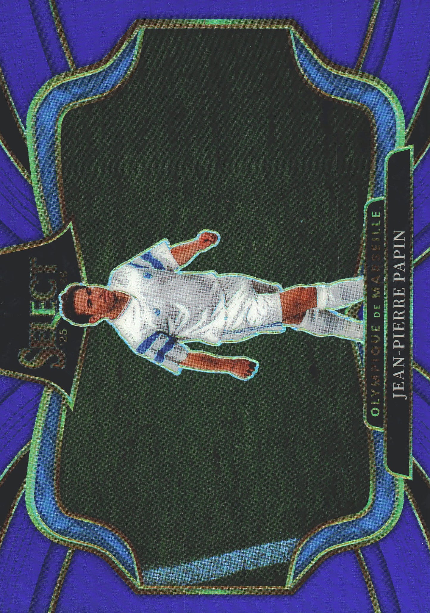 2025 Panini Select Ligue 1 Blue /40 Jean-Pierre Papin #239 OM
